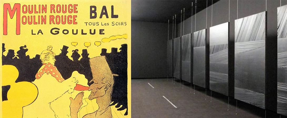 Artistes Pierres Soulages et Toulouse Lautrec